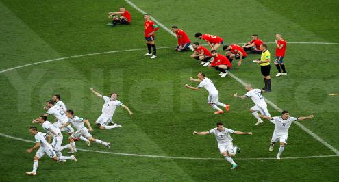 روسيا في ربع النهائي.. ركلات الترجيح تؤهل صاحب الأرض وتطيح بإسبانيا خارج المونديال 